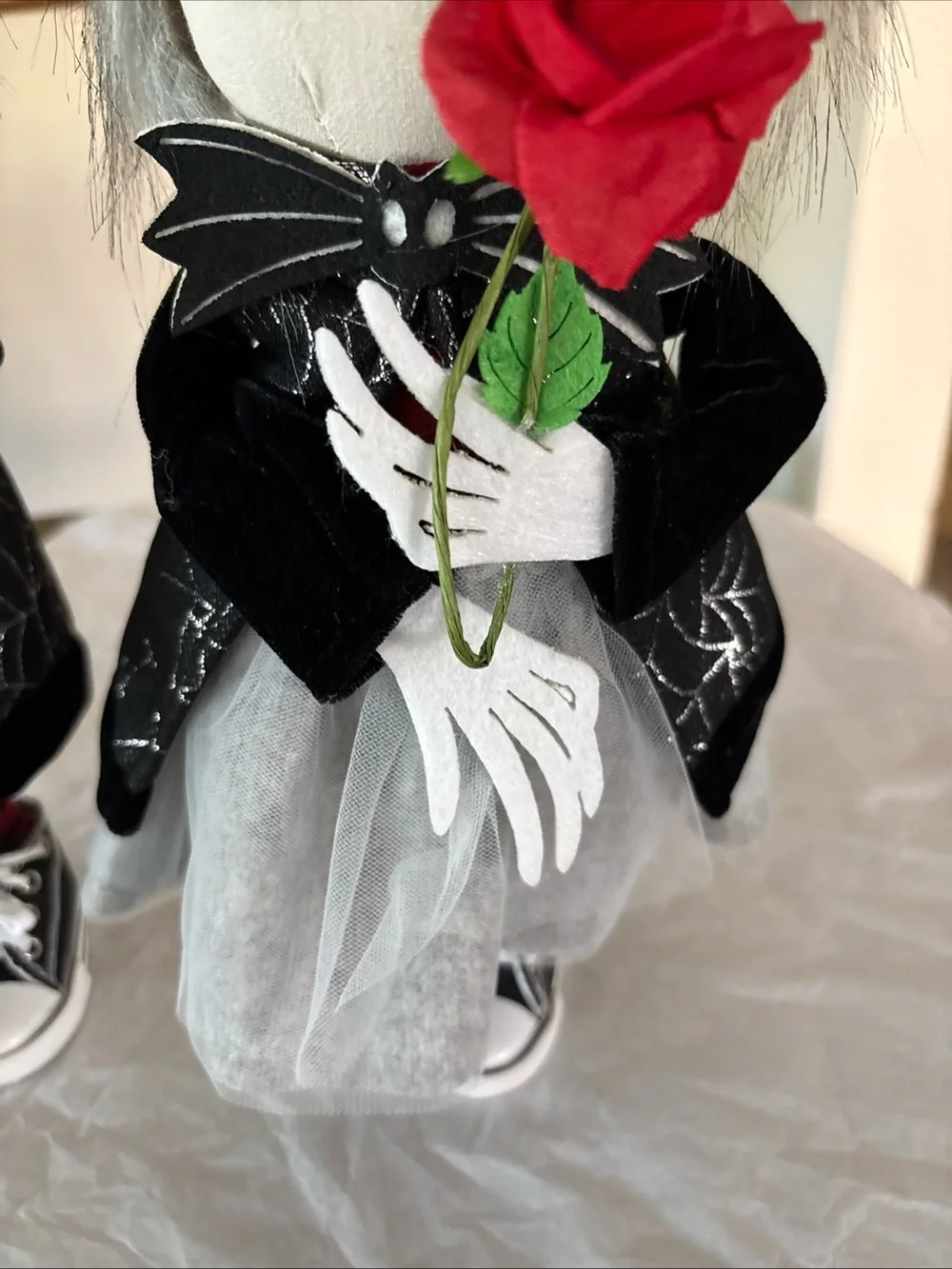 Vintage Day of the Dead Skull Skeleton Couple